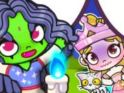 Gioco Puzzle di puzzle: Elphaba e Glinda  in linea