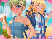 Gioco Girly in denim in linea
