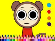 Gioco Libro da colorare di Sprunki Valentine  in linea