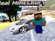 Gioco Vero simulatore di guida Minecraft  in linea