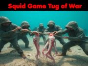 Gioco Tug del gioco di calamari della guerra  in linea