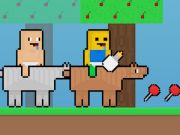 Gioco Baby noob vs baby obby horse  in linea