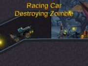 Gioco Auto da corsa che distrugge lo zombi  in linea