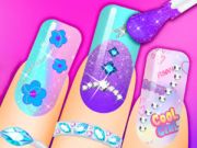 Gioco Libro da colorare: nail art  in linea