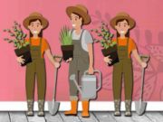 Gioco Trova il lattina di annaffiatura da giardino  in linea