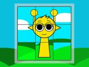 Gioco Sprunki puzzle e canto  in linea