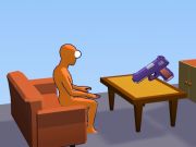 Gioco Ragdoll Gun Shooter: Cannon Spinner Playground  in linea