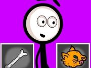 Gioco Stickman che sceglie le azioni  in linea