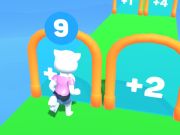 Gioco Cat Angela che corre  in linea