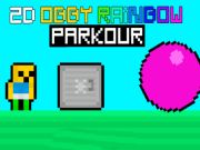 Gioco 2d Obby Rainbow Parkour  in linea