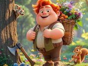Gioco Trova le differenze: The Honest Wood Cutter  in linea