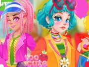 Gioco Look da ragazza eccentrico  in linea