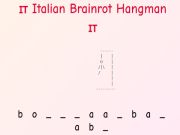 Gioco Brainrot Hangman italiano!  in linea