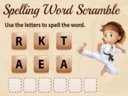 Gioco Scramble di parole di ortografia  in linea