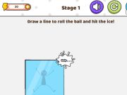 Gioco Salva la linea di disegno del bastone  in linea