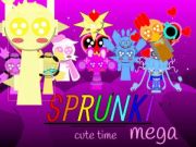 Gioco Sprunki Cute Time Mega !!!  in linea