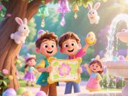 Gioco Trova le differenze: caccia alle uova di Pasqua  in linea