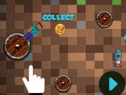 Gioco Mineblock ruotare e volare avventura  in linea