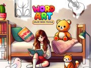 Gioco Word Art: Color Book Puzzle in linea