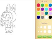 Gioco Libro da colorare di Chibi Labubu per bambini in linea