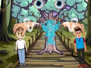 Gioco Salva amici dall'albero mistico in linea