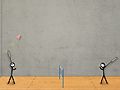 Gioco Stick Figura badminton  in linea