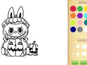 Gioco Halloween Labubu Coloring & Drawing Game in linea