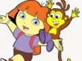 Gioco Dora the Explorer Coloring Fun  in linea