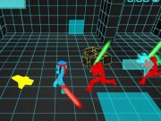 Gioco Stickman Neon Sword Fighting in linea
