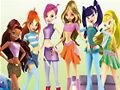 Gioco Collezione puzzle di Winx Club  in linea