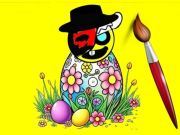 Gioco Sprunki Pasqua Coloring in linea