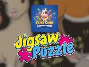 Gioco Simpatici puzzle di mucche in linea