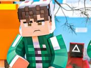 Gioco Puzzle puzzle: gioco di calamari Minecraft in linea