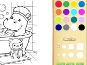 Gioco Libro da colorare di amici accoglienti per bambini in linea