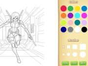 Gioco Libro da colorare malvagio per bambini in linea