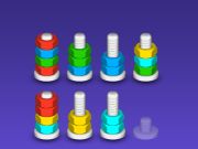 Gioco Ordina il puzzle - dadi e bulloni in linea