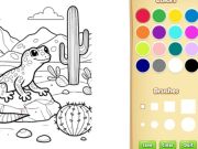 Gioco Desert Animals Coloring Book for Kids in linea