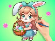 Gioco Libro da colorare: Easter Eggs Fai da te in linea