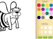 Gioco Libro da colorare di animali divertente per bambini in linea