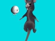 Gioco Flatta eggdog che gira Ratomilton in linea