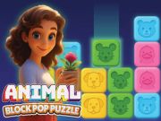 Gioco Puzzle pop di blocco animale in linea