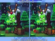 Gioco Differenza di pollo di lava di minecraft in linea
