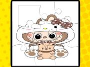 Gioco Labubu puzzle puzzle for kids game in linea