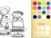 Gioco Libro da colorare di nozze per bambini in linea