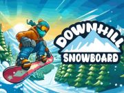 Gioco Lo snowboard in discesa in linea