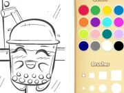 Gioco Libro da colorare di Boba Tea per bambini in linea