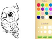 Gioco Libro da colorare di animali kawaii in linea