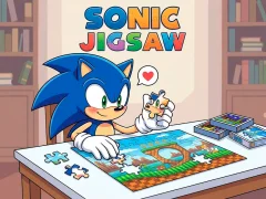 Gioco Sonic Jigsaw in linea