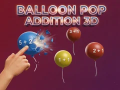 Gioco Balloon Pop Addition 3D in linea