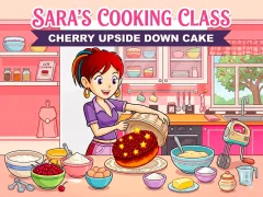 Gioco Sara’s Cooking Class: Cherry Upside Down Cake in linea